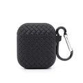Cases & Covers for Airpods 1 | 2 / Black Apple Airpods Cases Covers Woven Pattern Silicone Soft