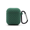Cases & Covers for Airpod 1 | 2 / Midnight Green Apple Airpods Cases Covers Woven Pattern Silicone Soft