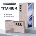 Cases & Covers for Samsung Fold6 / Titanium Wristband Bracket Kickstand Hard Phone Case for Samsung Galaxy