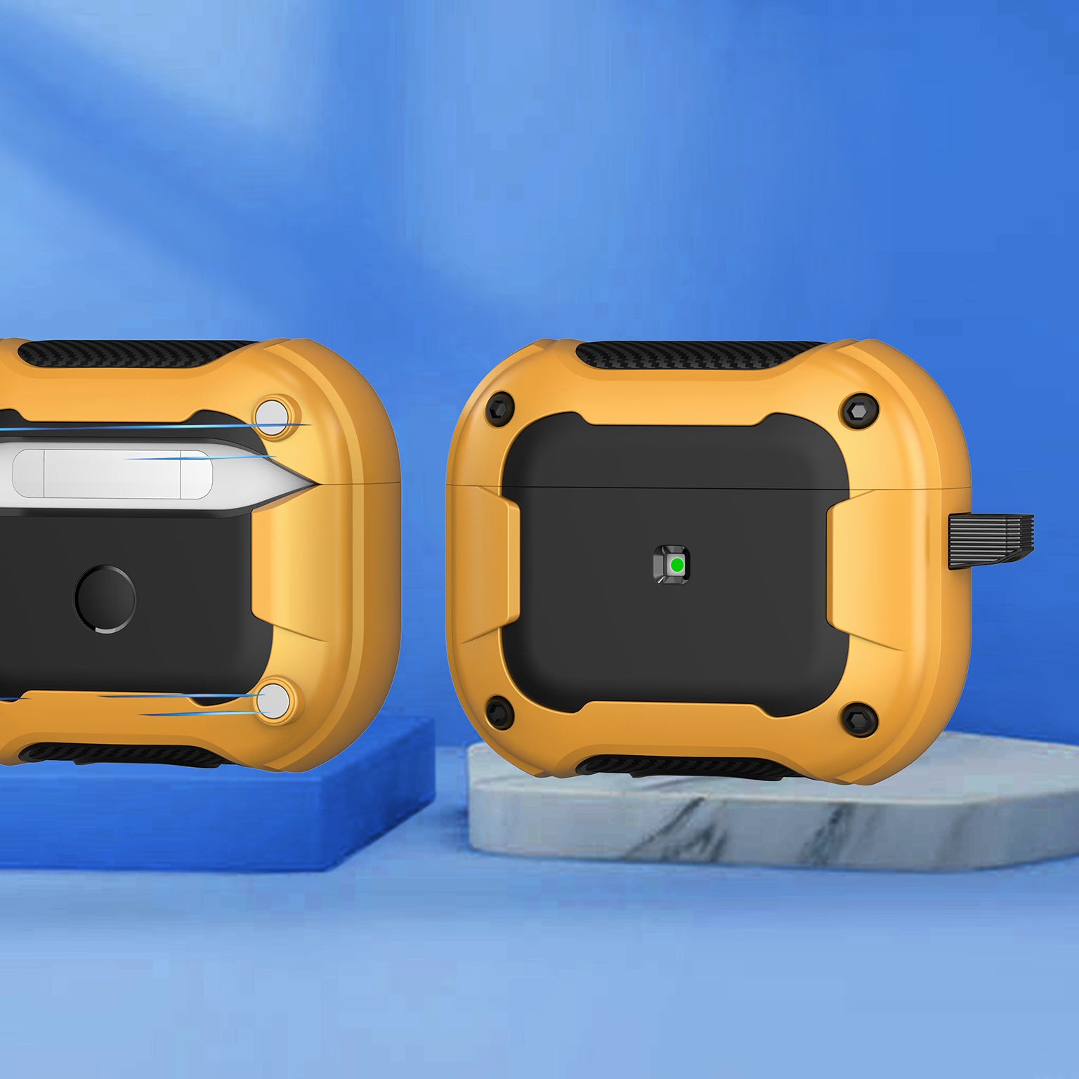 Magnetic Shockproof Hard Shell Protective Case for Airpods Pro | Pro 2