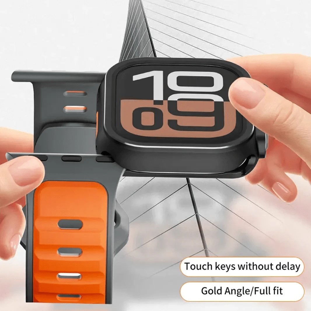 ktusu Generic Cases & Covers Zinc Alloy PC Rugged Metal Case Cover for Apple Watch Ultra 49mm