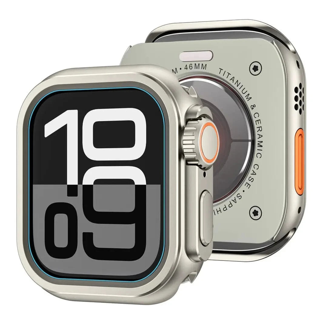 ktusu Generic Cases & Covers Zinc Alloy PC Rugged Metal Case Cover for Apple Watch Ultra 49mm Starlight